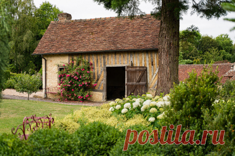 Сады страны Ож(Jardins du Pays d'Auge),Франция