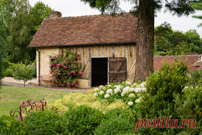 Сады страны Ож(Jardins du Pays d'Auge),Франция