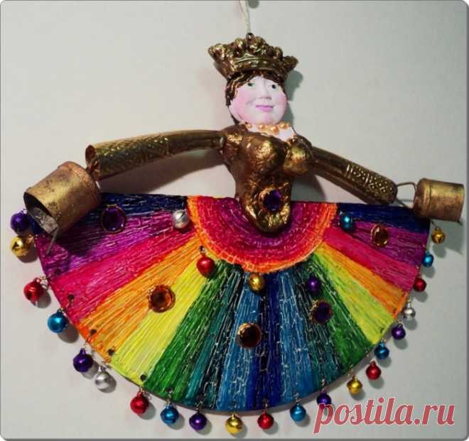 Подвеска интерьерная с бубенцами 