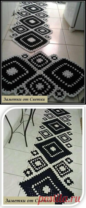Красивые дорожки из квадратов | "Заметки от Светки"  | Яндекс Дзен