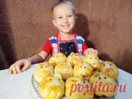 Пирожки ВЕСЁЛЫЕ ПОРОСЯТА из нестареющего теста