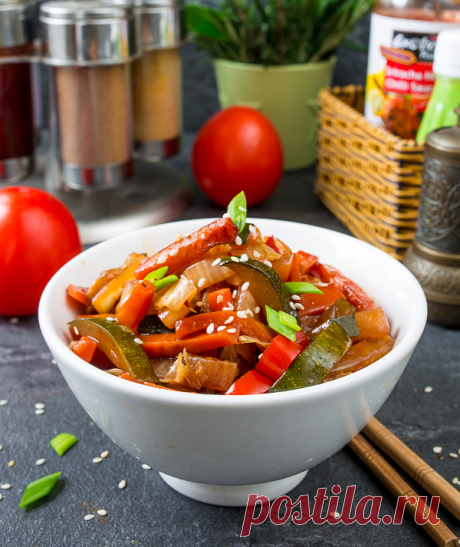 Овощи вок на Вкусном Блоге Просто, вкусно, по-азиатски. Мой любимый гарнир и самостоятельное овощное блюдо в последнее время. И сюда подходят любые быстро готовящиеся овощи – перец, баклажаны, брокколи, стручковая фасоль, шампиньоны, вешенки. Если найдете ростки сои – сюда же их 🙂 Сейчас я привожу один из самых простых вариантов – с морковью, пекинской капустой,…