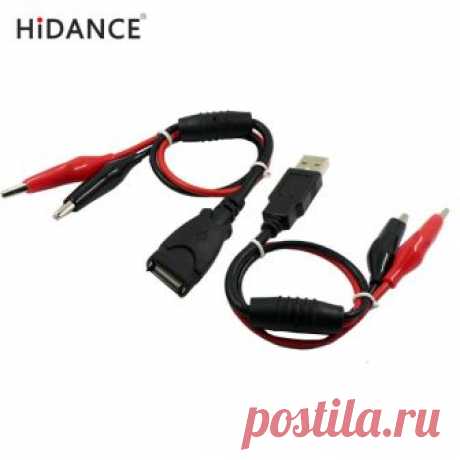 USB зажимами крокодил провода мужской/женский USB тестер детектор DC Напряжение Амперметр емкость измеритель мощности монитор, и т. д. купить на AliExpress