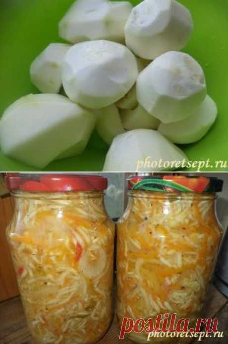 Салат из патиссонов по-корейски