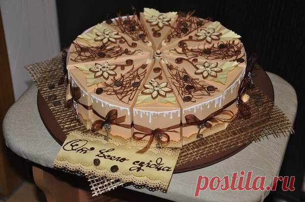 Отличная идея для подарка. Торт с сюрпризами | Умелые ручки