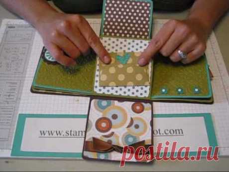 Inside of Explosion Box, part 2 Stampin UP - YouTube