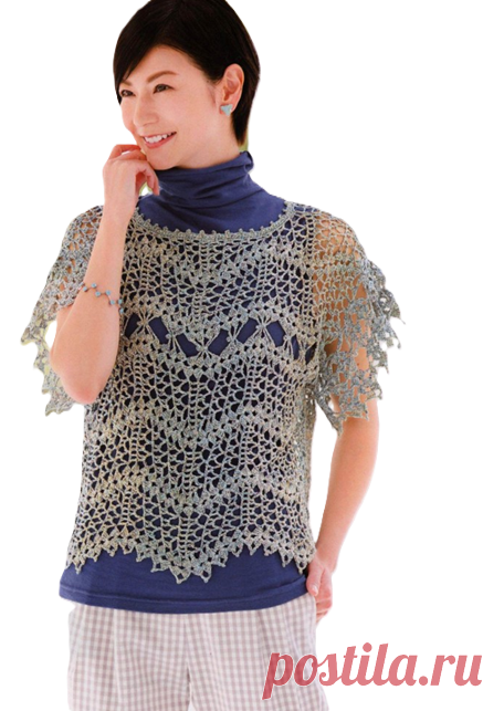 Весна & Лето от Lets Knit Series 80601 2019
Летние модели жакетов и джемперов, связанные крючком, - это идеальное сочетание красоты и практичности. 

Благодаря разнообразию узоров и текстур, такие вещи выглядят очень стильно и оригинально, подчеркивая индивидуальность. 

Кроме того, крючком связанные изделия легко адаптируются под любой стиль - от повседневного до вечернего, что делает их универсальным выбором для летнего гардероба.
