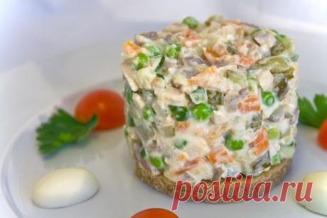 Салат с языком *Праздничный*