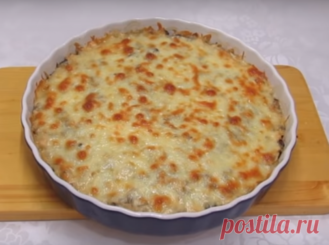 Грибной жульен на горячее — просто и вкусно