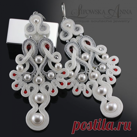 (1) 561 Anna Lipowska LiAnna Biżuteria sutasz soutache www.lianna.blox.pl wedding bridal ślub kolczyki ślubne #wesele #bridal #ekskluzywne #eleganckie