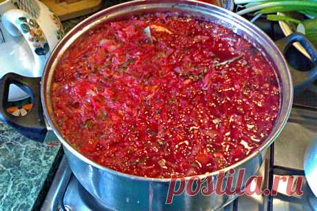 Советско-российский рецепт борща - вкусный, сытный и единственный Хотите приготовить вкусный борщ по секретному рецепту, который объединяет в себе знани