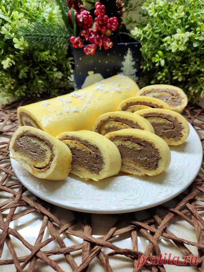 Рецепт низкоуглеводного рулета на десерт: для тех кто вкусно и комфортно стройнеет. | 