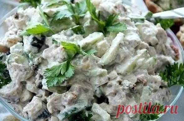 Сытный, но легкий салатик
