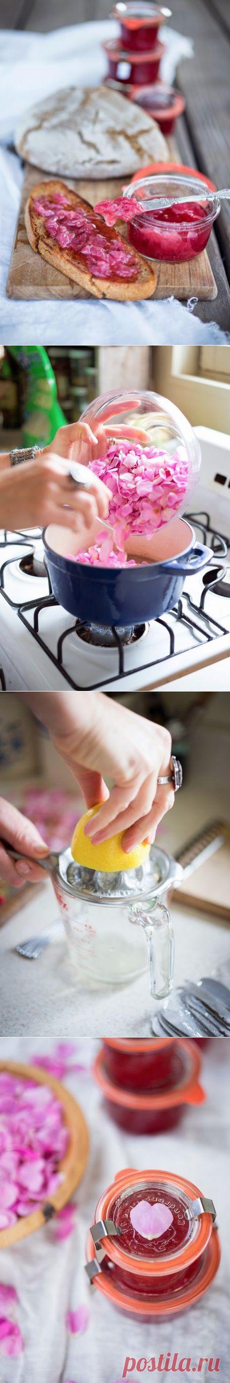 Варенье из лепестков роз.