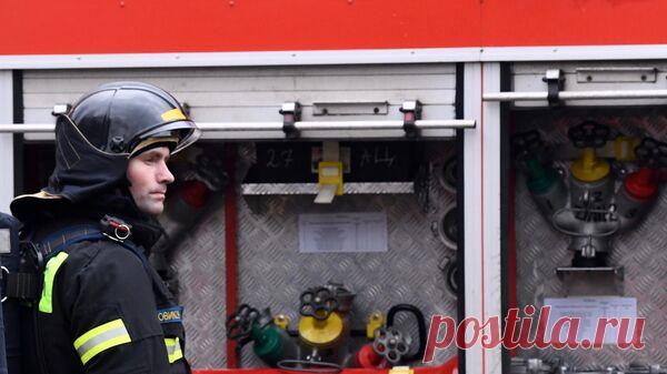 На юге Москвы загорелся мусоровоз, пожар потушили