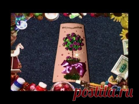 Квиллинг. Quilling. Делаем дерево счастья. Мастер класс - YouTube