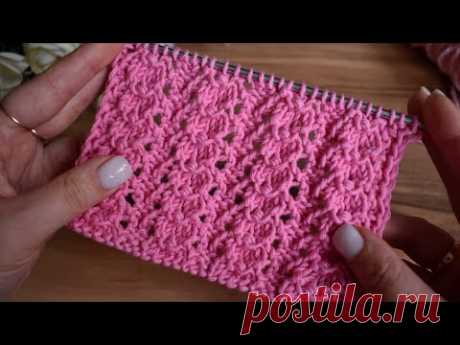 КРАСИВЫЙ И НАРЯДНЫЙ УЗОР СПИЦАМИ ДЛЯ ДЖЕМПЕРА.#beautifulknittingpattern