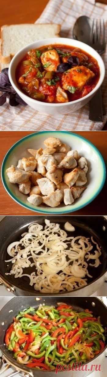 Как приготовить пеппероната с курицей.  - рецепт, ингридиенты и фотографии