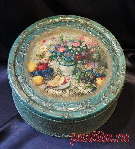 Шкатулка с рельефным узором. МК Умелицы