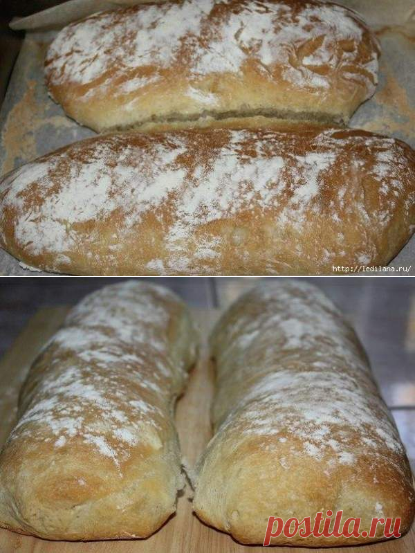 Как сделать чиабатту? домашний вкусный хлеб - Простые рецепты Овкусе.ру