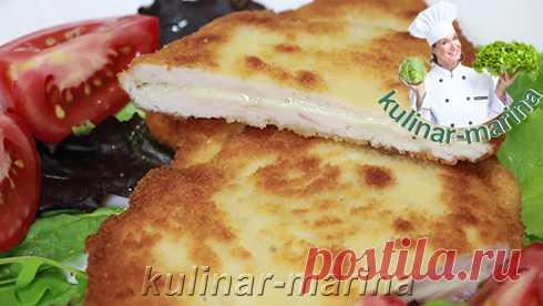 Куриная грудка с прослойкой сыра | Chicken breast with a layer of cheese - Мясные - Сборник лучших рецептов - Рецепты - Моя кулинарная книга