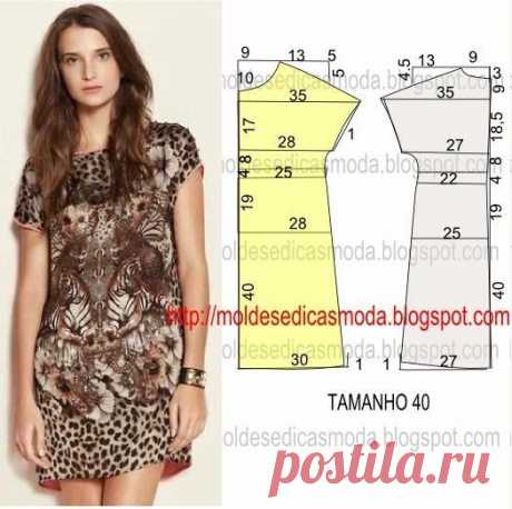 Найдено на сайте moldesedicasmoda.blogspot.com.