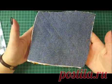 что можно сшить из джинсы. эксперимент 1.#diy#пэчворк#лоскутноешитье