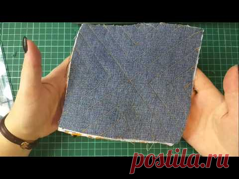 что можно сшить из джинсы. эксперимент 1.#diy#пэчворк#лоскутноешитье