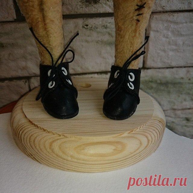 Делаем обувь для мишки или куклы своими руками - Ярмарка Мастеров - ручная работа, handmade