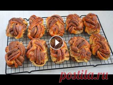 Фантастические ПЛЕТЕНКИ ☆ Булочки с КОРИЦЕЙ Сегодня вновь работаем с моим любимым дрожжевым сдобным тестом;) Испечем вкуснейшие плетеные булочки с корицей! РЕЦЕПТ (15 булочек) 500 гр муки 30 гр ...
