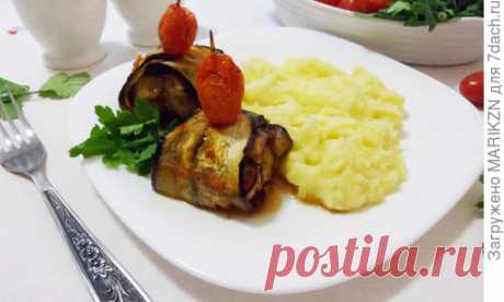 Кюрдан кебаб: конвертики из баклажанов с начинкой из мясного фарша в духовке. Пошаговый рецепт приготовления с фото