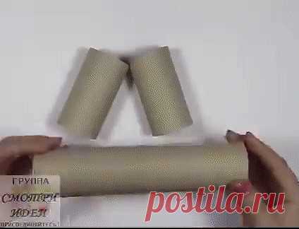 СНЕЖИНКА  ИЗ ОСНОВАНИЯ ТУАЛ. БУМАГИ
