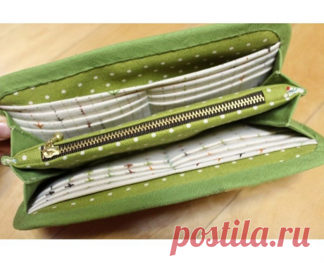 Zipper Wallet DIY Tutorial. Портмоне своими руками ~