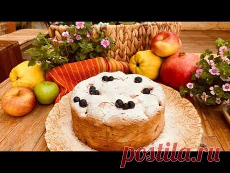 Пышная ШАРЛОТКА - никогда НЕ ОСЕДАЕТ! - Уютная Яблочная Выпечка