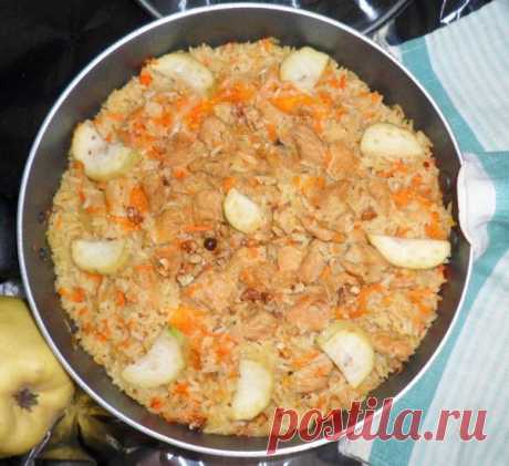 Плов из индейки с айвой, курагой и фейхоа - рецепт с  - как приготовить - ингредиенты, состав, время приготовления - Леди Mail.Ru