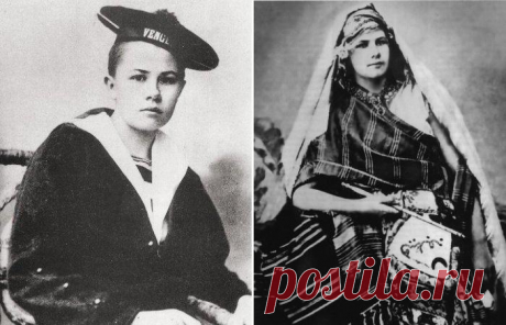 Изабель Эберхард: 20-летняя русская девушка, покорившая Сахару | Чёрт побери Молодая девушка Изабель Эберхард оставила спокойную жизнь, чтобы принять ислам и бродить по Сахаре, переодевшись мужчиной. В пустыне она нашла новую Родину, а среди арабов – лучших друзей.     Изабель Эберхард, переодетая подростком, в матросской форме. Изабель Эберхард (Isabelle Eberhardt) родилась в 1877 году. Она была «незаконнорожденной» дочерью русской аристократки и анархиста, бывшего правос...