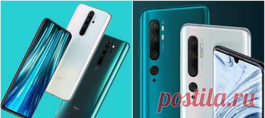 Redmi Note 8T дешевле 10 тыс. рублей и Mi Note 10 за 26 тыс.