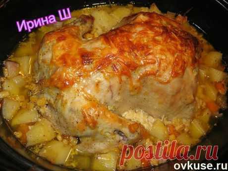 Курица с морковью.