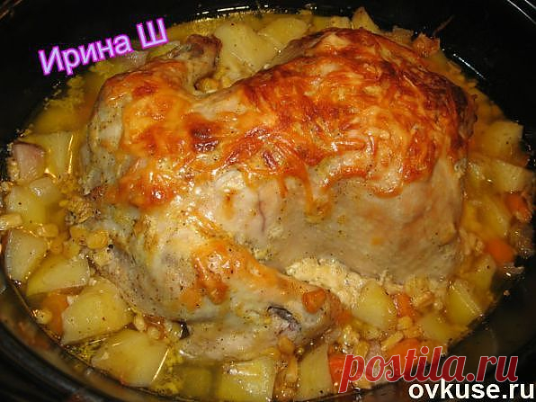 Курица с морковью.