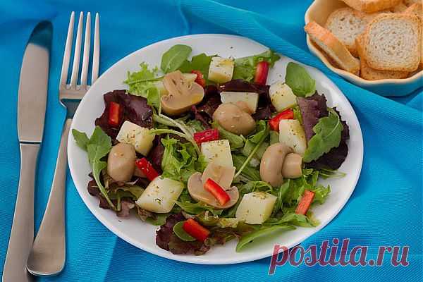 Постный  из грибов и картофеля | Вкусные Рецепты