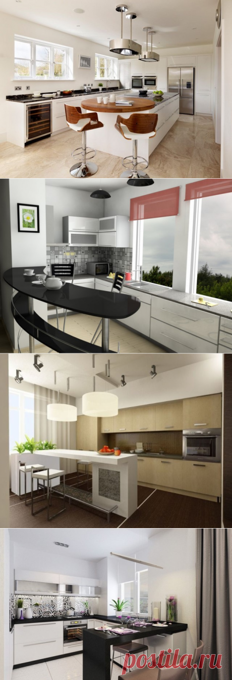 Барная стойка на кухне