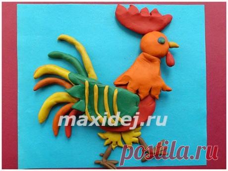 ПЛАСТИЛИНОГРАФИЯ "ПЕТУШОК" 

+шаблоны