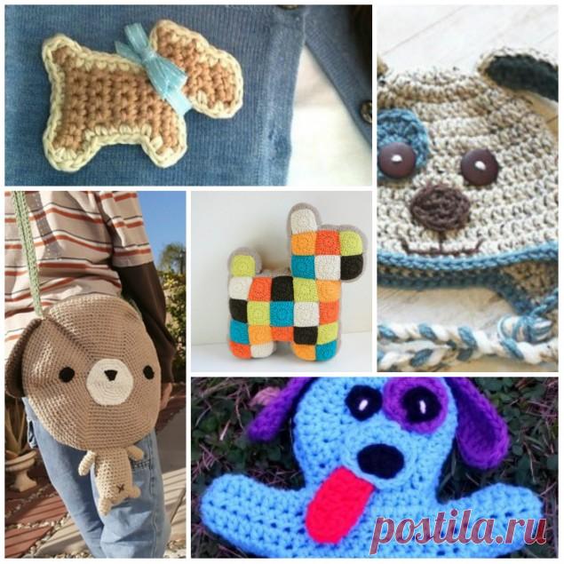 Вязаная собачка - 5 "быстрых" проектов