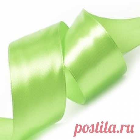 Лента атласная 1 1/2" (38мм) цв.3034 гр.салатовый IDEAL уп.27,4 м Лента атласная 1 1/2" (38мм) цв.3034 гр.салатовый IDEAL уп.27,4 м