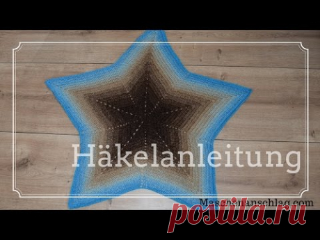Sternendecke Stella häkeln | Anleitung