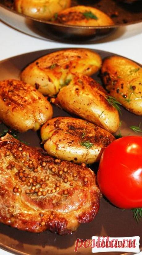 "Запечeна" картопля (Pommes de terre fondantes) / Страви з овочів / Кукорама — смачні рецепти!