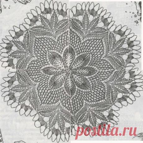 Кружевные салфетки спицами -3 - запись пользователя Vikpolia (Нина) в сообществе Вязание спицами в категории Вязание для женщин спицами. Схемы вязания спицами