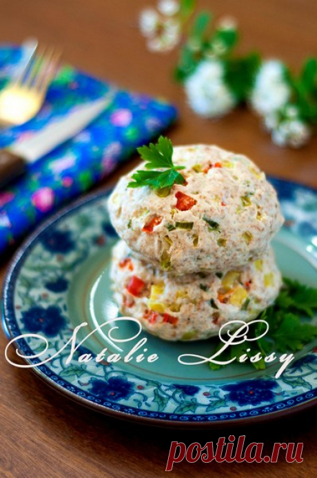 Котлеты с яркими овощами и секретным ингредиентом —Foodclub.ru
