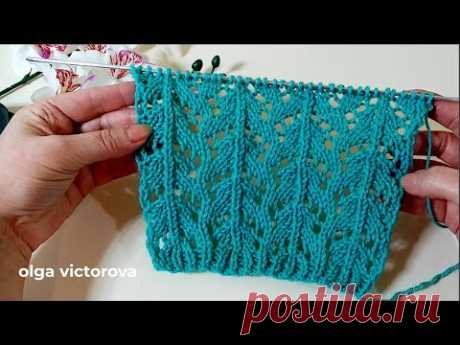 ОДНИМ СЛОВОМ, &quot; ПРЕЛЕСТНО &quot; АЖУРНЫЙ УЗОР, СХЕМА, ОПИСАНИЕ 1086 Узоры спицами KNITTING PAATTERNS
