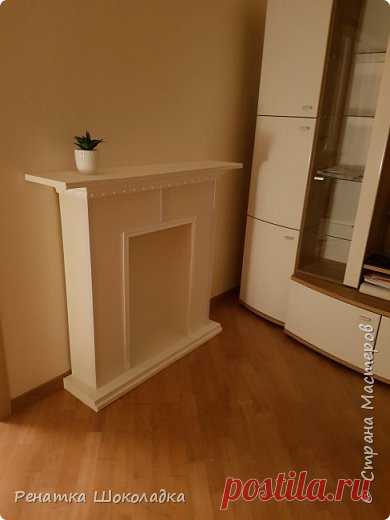 Рождественский камин из картонной коробки